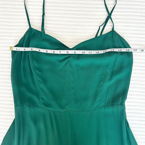 Reformation Emersyn Green Evening Dress - Picture 5 of 10